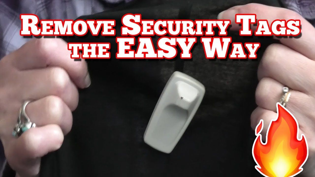 How to remove a security tag