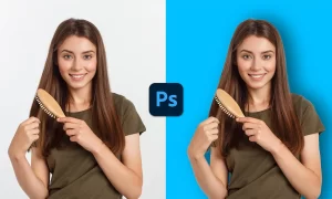 How to change background color in photoshop